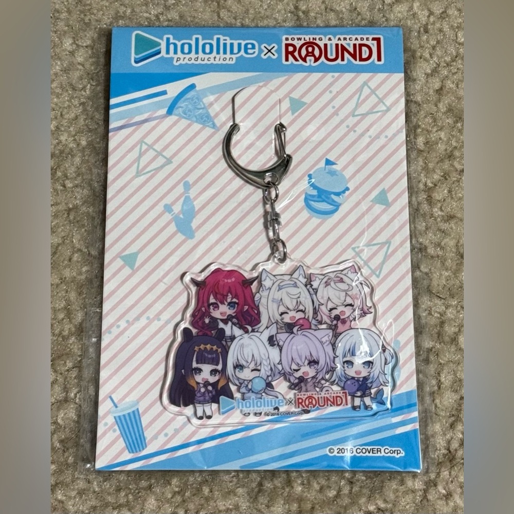 Hololive x Round1 Keychain
